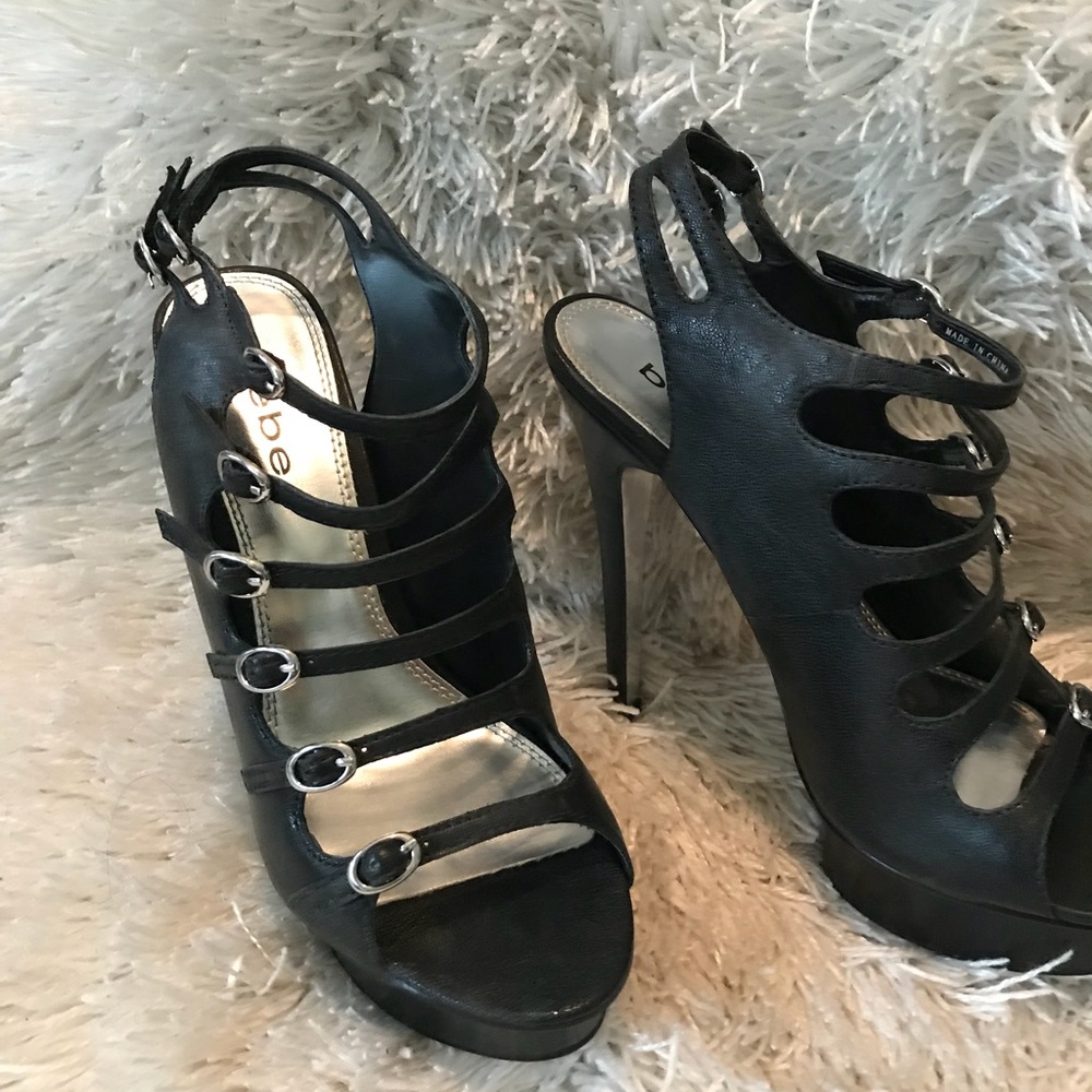 BeBe black heels
